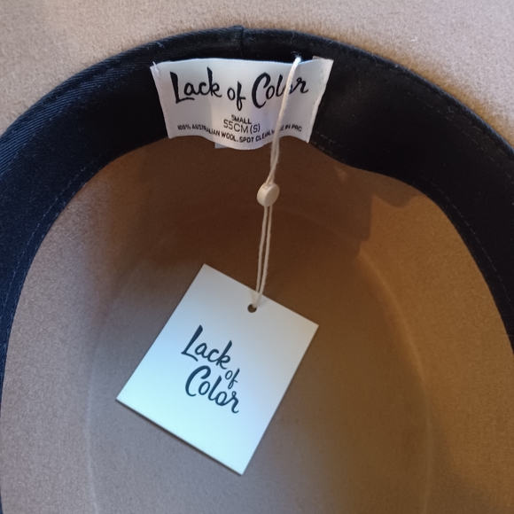 RARE Lack of color dark sands wool boater - Picture 5 of 5